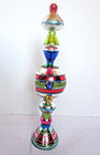 Radko Shiny Brite Christmas Confetti Spiky Reflector Tree Topper 11 5  4027760