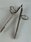 Rare Vintage Silver Tone Asparagus Tongs