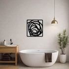 Modern Abstract Metal Wall Art  Minimalist Metal Wall Sculpture  Luxury Statemen