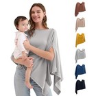  Nursing Cover For Breastfeeding  Breathable Soft Privacy Poncho  Multi-use 