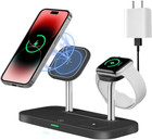 For Apple Watch Iphone Magsafe Wireless Charging Station Charger Dock 3in1 Stand