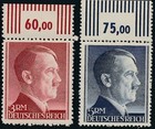 Stamp Germany Mi 799-802 Sc 524-7 1941 Ww2 3rd Reich Hitler Tabs Top Mnh