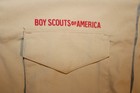 Boy Scouts Of America Bsa Men s Shirt Tan Large 100  Supplex Nylon No Patches
