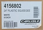 Carlisle 4156802 Sparta Spectrum 24  White Double Foam Floor Squeegees Lot Of 6