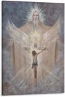 Jesus Christ Poster Holy Prayer Of The Trinity God Canvas Prints Picture