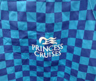 Princess Cruise Line Blue Checkerboard Apron Culinary Cooking Kitchen Cover New