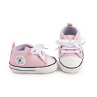 Unisex Baby Girls Boys Canvas High-top Shoes  Newborn Infant Anti-slip Soft S   