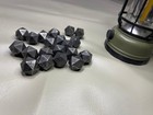 Dnd Damascus Steel Dice Set Handmade Rpg Tabletop Game D20 Full 19 Piece Polyhed