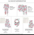    burt s Bees Mugs Of Happiness Pjs Unisex 2 Pc Size 10 Brand New Sealed W tags 