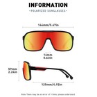 Large Frame Men s Polarized Driving Sunglasses Outdoor Sport Cycling Eyewears