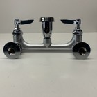 T s Brass B-0674-rgh Wall Mount 8  Service Sink Mop Faucet Vacuum Breaker Nib