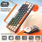 Ziyou Lang T60 Wired Mechanical Gaming Keyboard And Mouse Combo Mini Portable