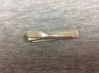 Vintage Sterling Etched Tie Bar Clip