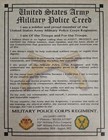 Mc-nice  Army Military Police Mp Creed All Units Personalized