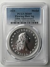 2024 Flowing Hair Silver Medal Pcgs Ms69 Limited Mintage Of 75k