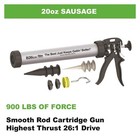Albion Engineering Company B26s20 B-line Manual Sausage Caulking Gun  20 Oz     