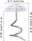 200pcs Clear Twist Pins Headliner Upholstery Couch Chair Car Sofa Repair Kit Diy