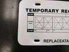 License Plate-30 Day Temporary Tag Replacement  Replace Lost T Tag  Ships Free