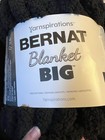 Yarnspirations Bernat Blanket Extra Thick Yarn Jumbo Color Black  2 Skeins 