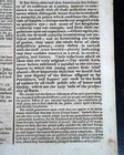 North Carolina United States U s  Constitution Ratification 1790 Nyc Newspaper