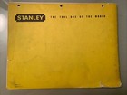 Vintage Stanley Tool Guide 1952 - Free Shipping