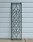 10  X 36  Stunning Handcrafted Stained Glass Clear Beveled Window Panel 