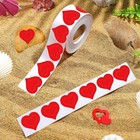 Roll Of 500 Pieces Tanning Stickers For Body Sunbathing Tanning Heart Pattern