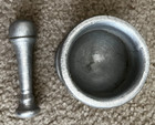       Vtg Wilton Pewter Mortar   Pestle     Usa Made     Stamped     3 5 