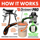 New Durable High Efficiency Cyclonic Dust Separator 12 In  Dia With 2 5 In  Hose