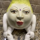 C  El Mex Onion  Anthropomorphic Veggie Face Sculpture Folk Art Bustamante Style