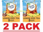 2 Pack - 16ct Crystal Light Lemon Iced Tea Powdered Drink Mix  total 32 Packets 