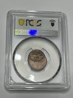 1987-d - Mint Error - 1c Lincoln Penny - Pcgs Ms64rb Struck 55  Off-center