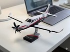 Tbm 900 3d Printed Aircraft Model     Aviation Desk Display Plane Decor