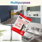 13  X 20  Clear Poly Plastic Drop Cloth Paint Splatter Cover 1 2 6 12 Pk