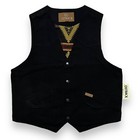Outback Trading Vest Mens Large New Canvas Cliffdweller Western Wool Blend Liner