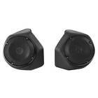 Black 6 5   King Pack Trunk Speakers Fit For Harley Tour Pak Touring Glide 14-24