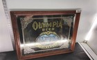 Olympia Beer Served Here Mirror Sign Wood Frame 27x21 Vintage