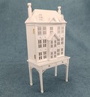 Miniature Dollhouse 1 144 Scale House White And 1 12 Table Set