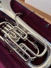 Besson Sovereign Be-967-2 Euphonium Silver Plated Trigger Equipped Used W case