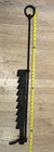 Antique Hand Forged Wrought Iron Sawtooth Fireplace Hearth Trammel 45 -58 