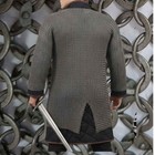 9mm Round Chain-mail Hauberk     Medieval Reenactment Armor Shirt
