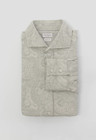 Nwt 1450 Brunello Cucinelli Men Slim Fit Flannel Paisley Button-down Shirt  A252