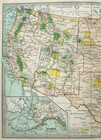United Stated Of America - Original 1902 Map By The Century Company