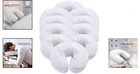 Commercial-grade Extra Thick Cotton Flannel Massage Face Cradle Covers - 10 Pcs