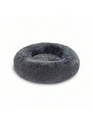 Fluffy Donut Cuddler Plush Pet Bed Dog Cat Soft Warm Round Calming Bed Washable