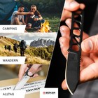 Boker Bff Packlite Allblack Fixed Skeleton Knife 2 56  Magnacut Blade - 120752