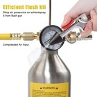 Ac Flush Kit Car Air Conditioner System Clean Canister Flushing Gun Tool Set Usa
