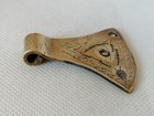 Extremely Rare Ancient Viking Bronze Amulet Axe Pendant Artifact Authentic