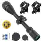 Nt6-24x50 Aogl Rifle Scope Glass Etched R g Illuminated Reticle W  High Rings