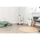  Parla Sisal 24 5  Cat Scratching Post With Plush Base  Gray